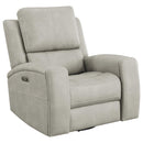 Brickston Triple Power Reclining Sofa Set Grey