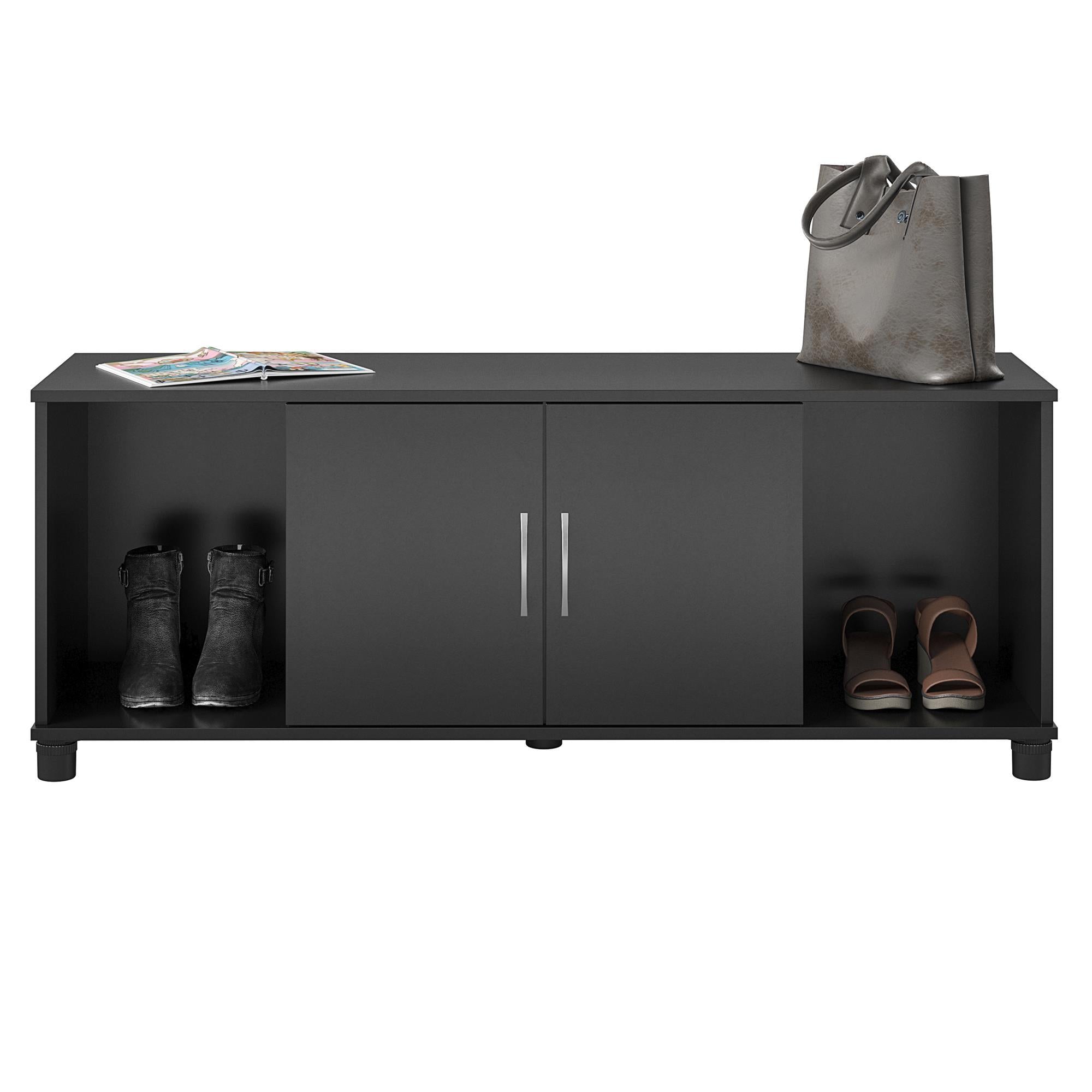 Lory - Shoe Storage Bench - Black