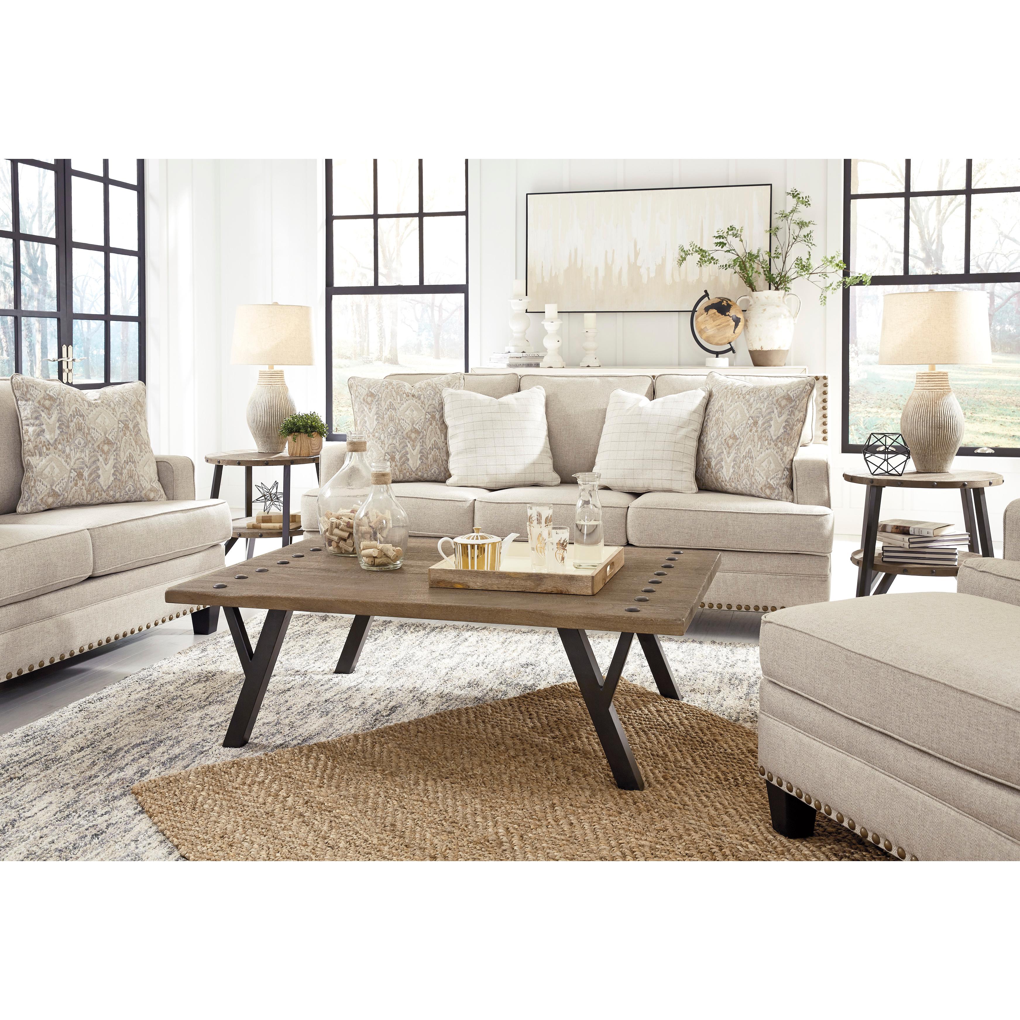 Benchcraft Claredon Fabric Ottoman 1560214 IMAGE 8