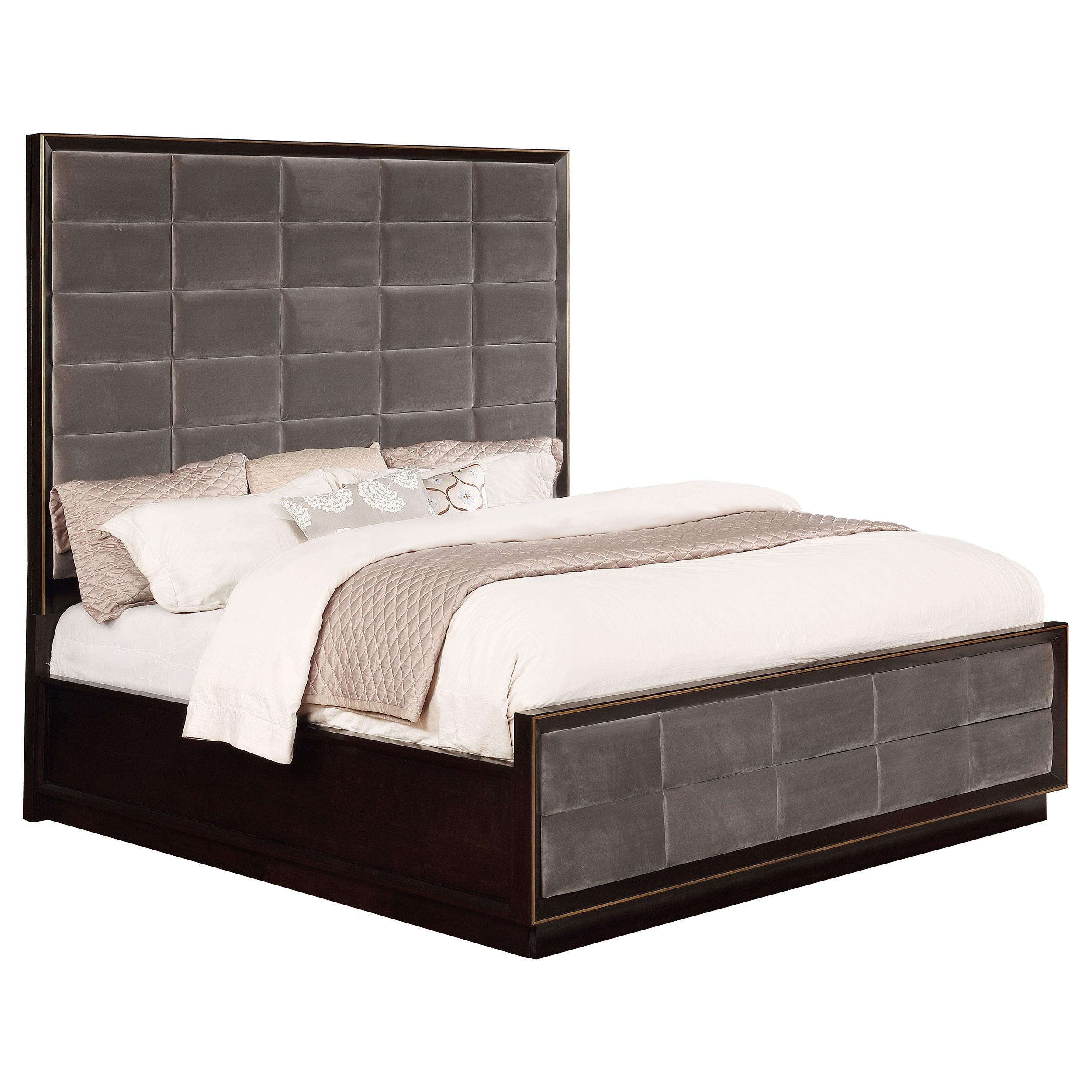 Coaster Furniture Luddington King Upholstered Panel Bed 223261KE IMAGE 2