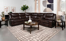 Sycamore Upholstered Power Reclining Sectional Sofa Grey