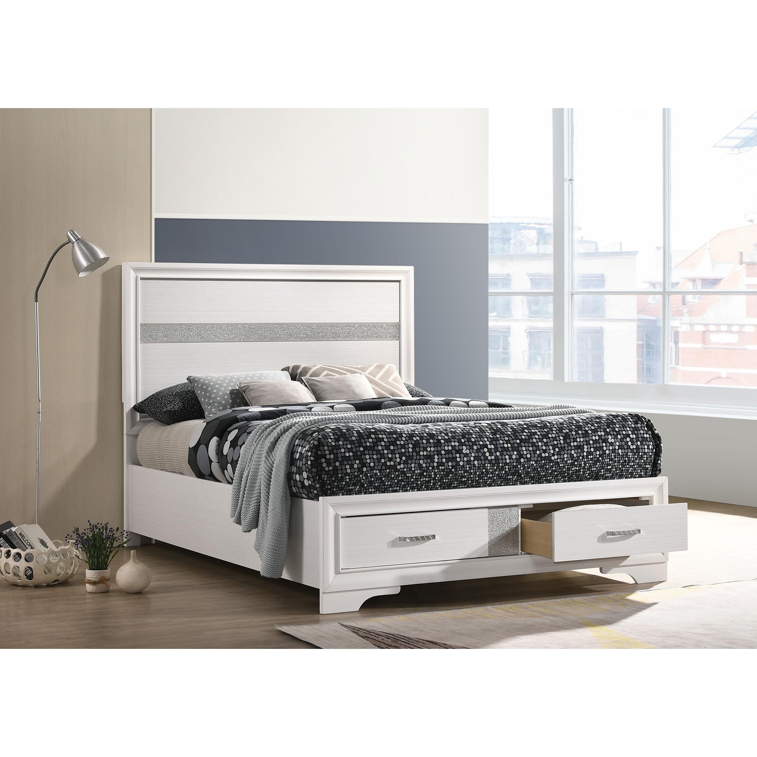 Diamond Modern Furniture COA Miranda Full Panel Bed with Storage 205111F IMAGE 9