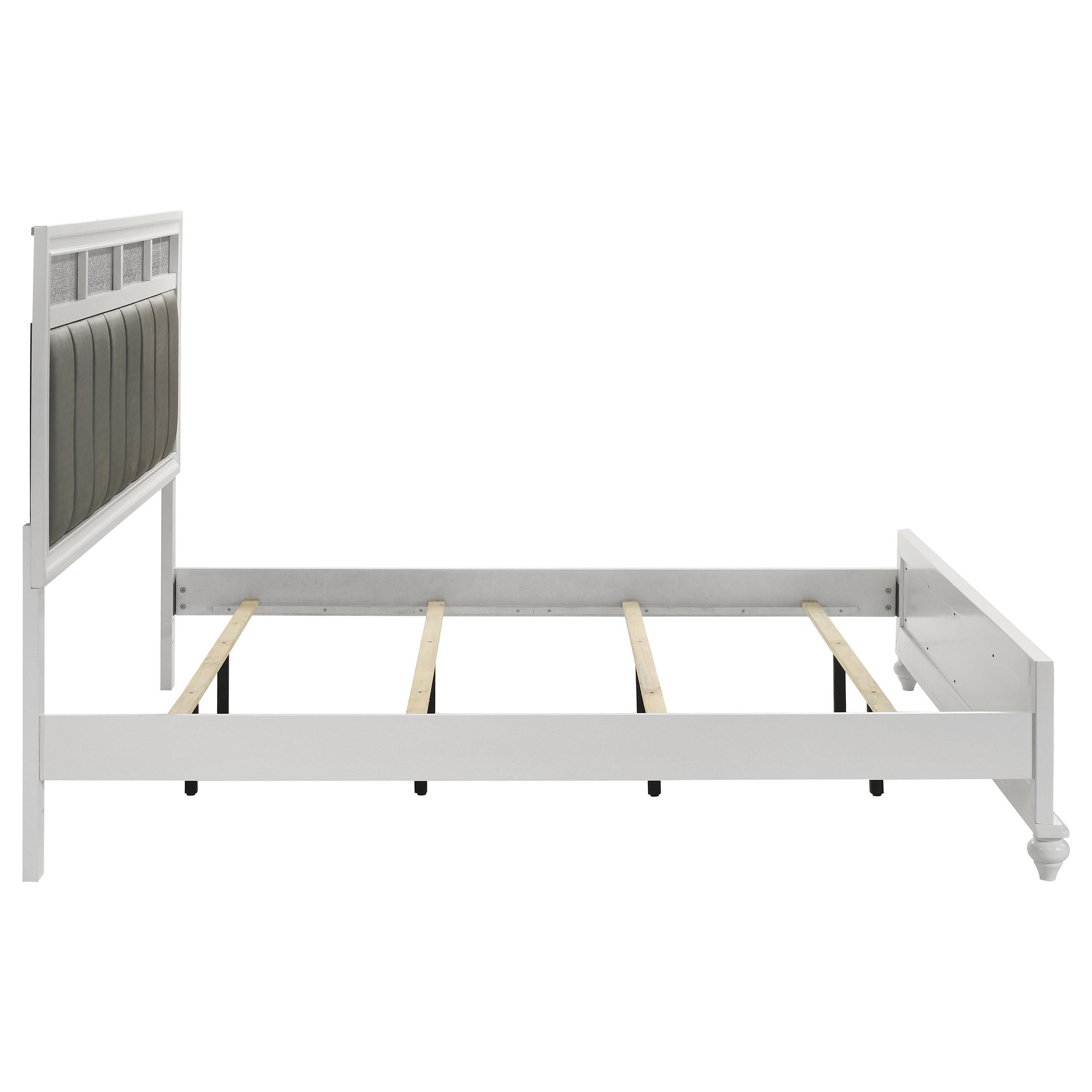 Diamond Modern Furniture COA Barzini King Upholstered Panel Bed 205891KE IMAGE 5