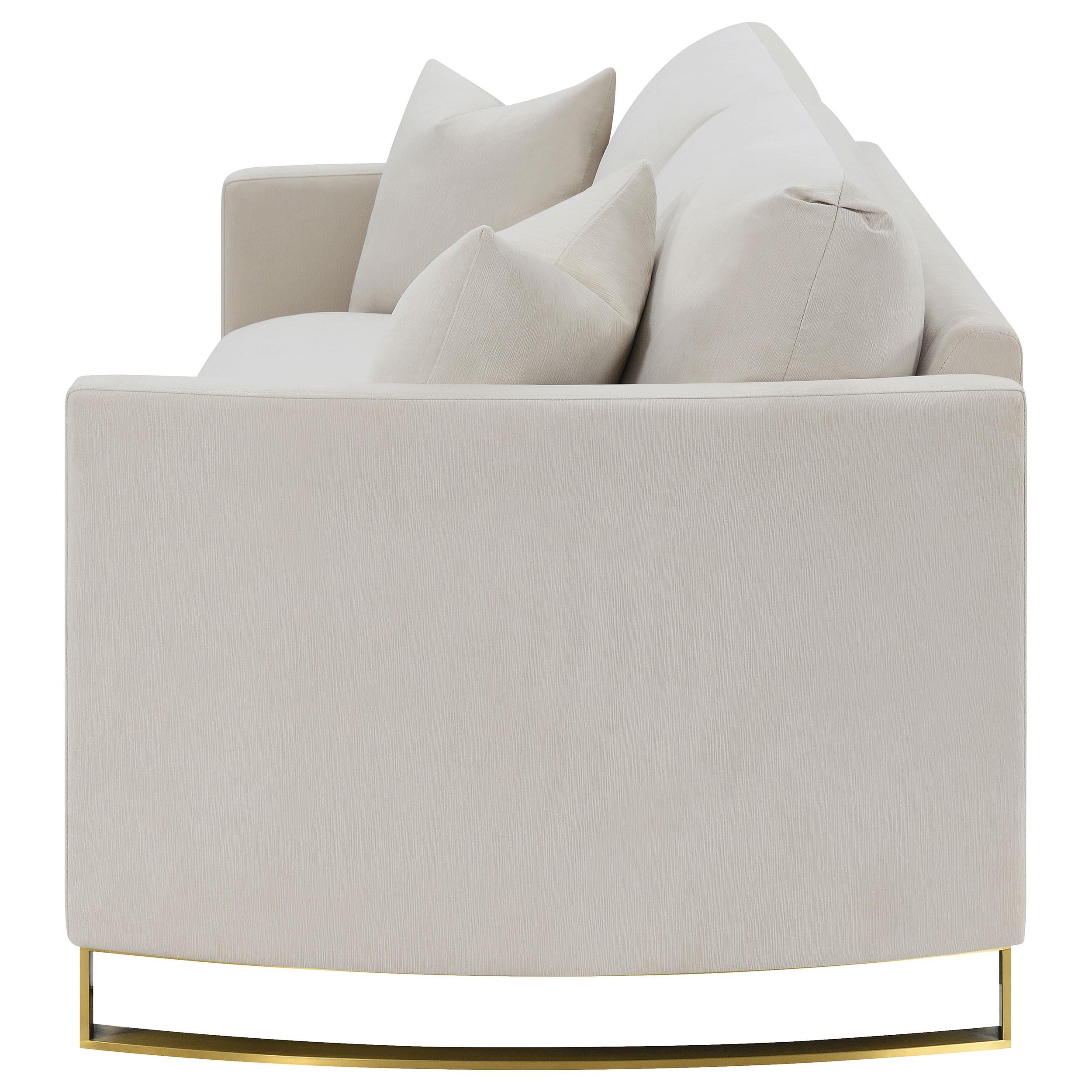 Diamond Modern Furniture COA Corliss Stationary Fabric Sofa 508821 IMAGE 4