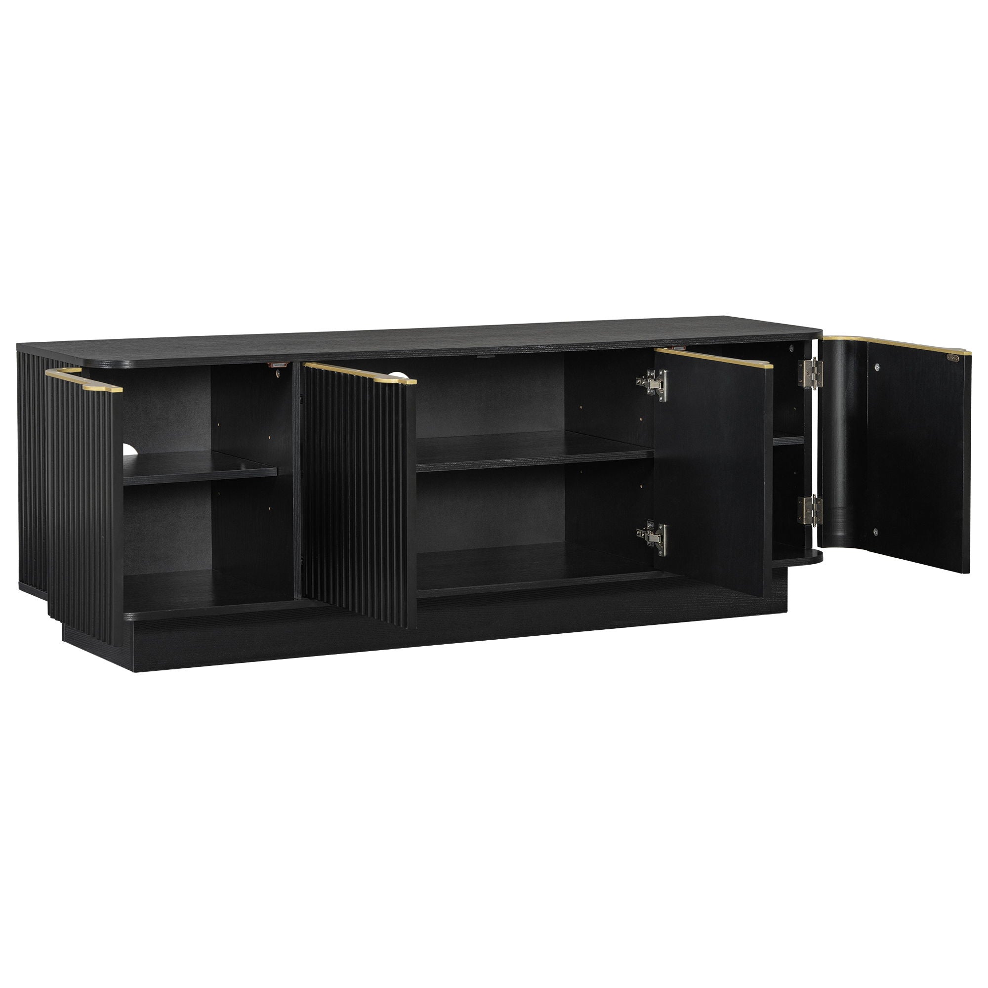 Farmhouse Matching Coffee Table & TV Console Set