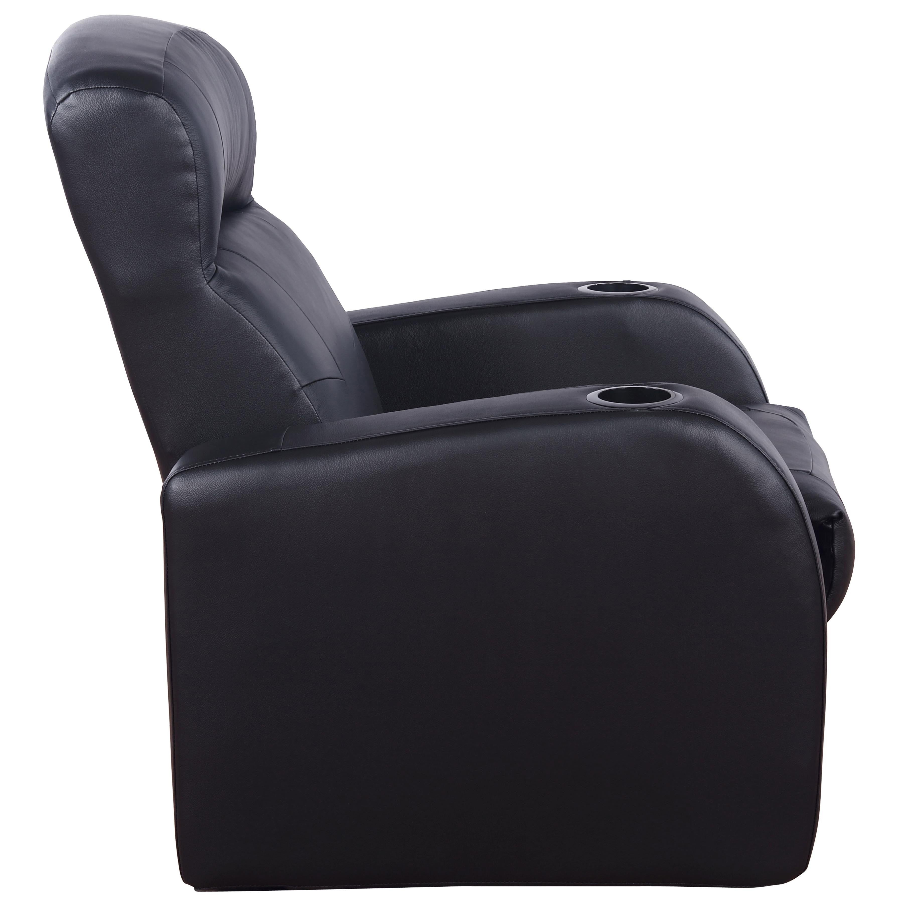 Diamond Modern Furniture COA Cyrus Leather Match Reclining Home Theater Seating with Wall Recline 600001-S5A IMAGE 6