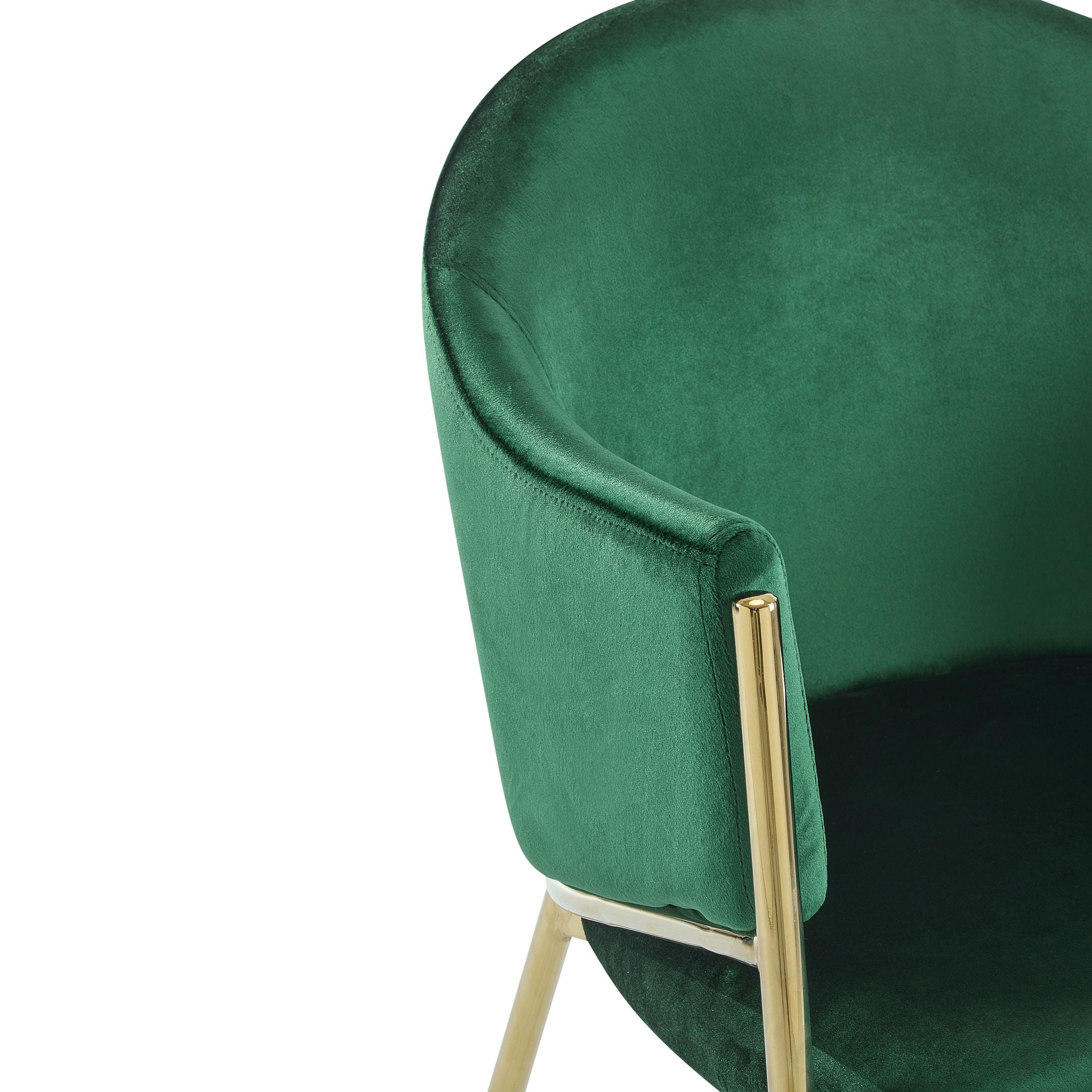 Modern Upholstered Dining Chair With Frame And