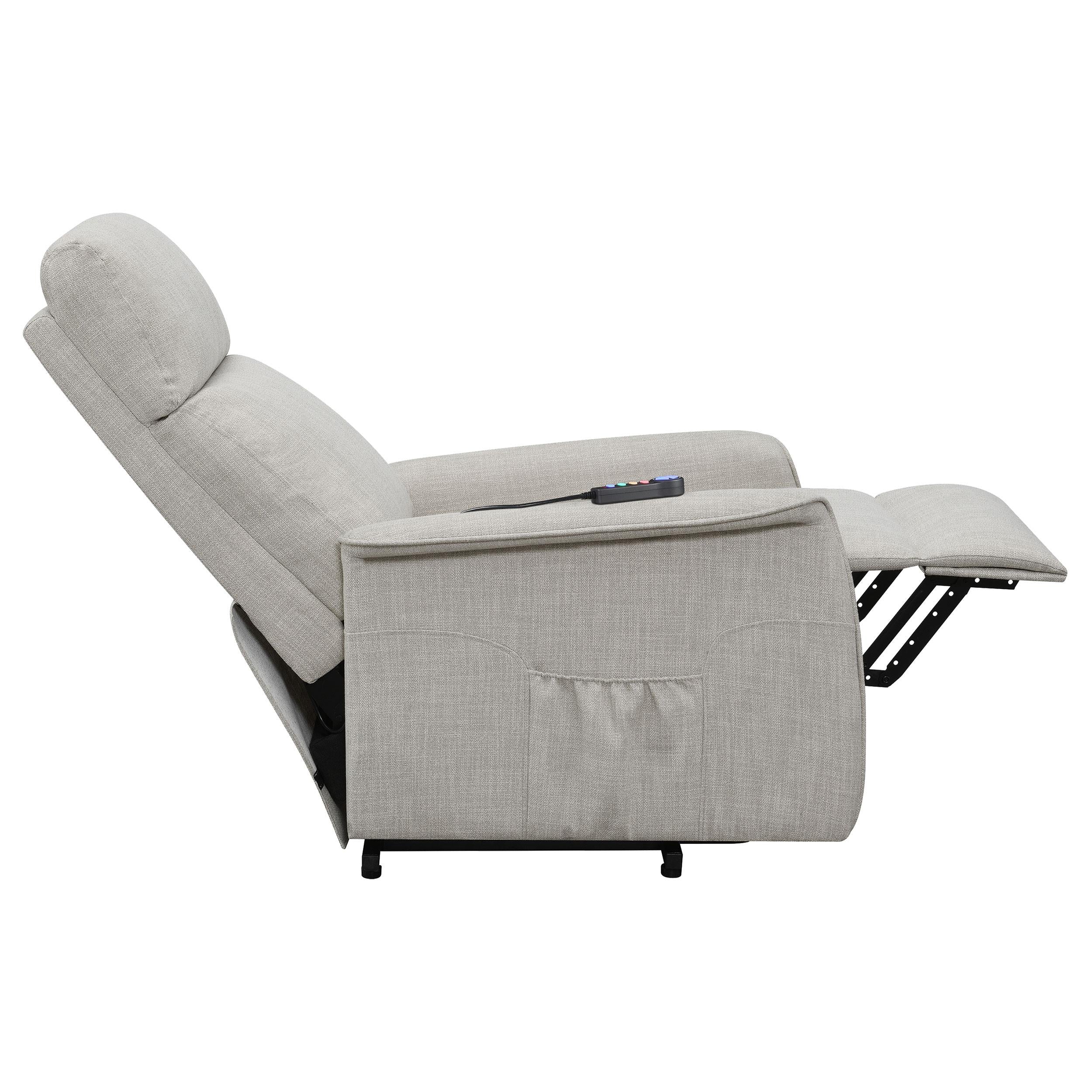 Diamond Modern Furniture COA Fabric Lift Chair with Heat and Massage 609407P IMAGE 10