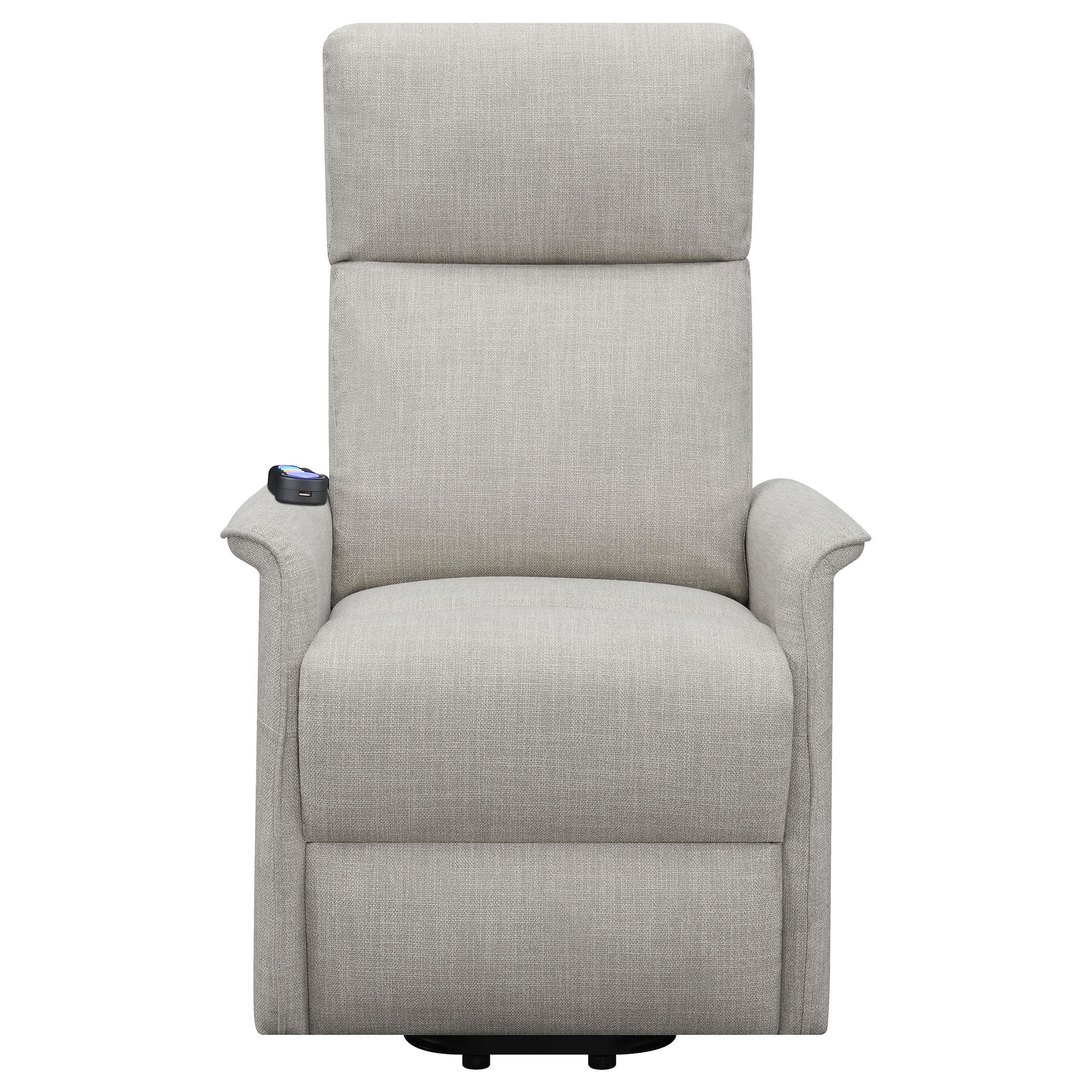 Coaster Furniture Fabric Lift Chair with Heat and Massage 609407P IMAGE 5