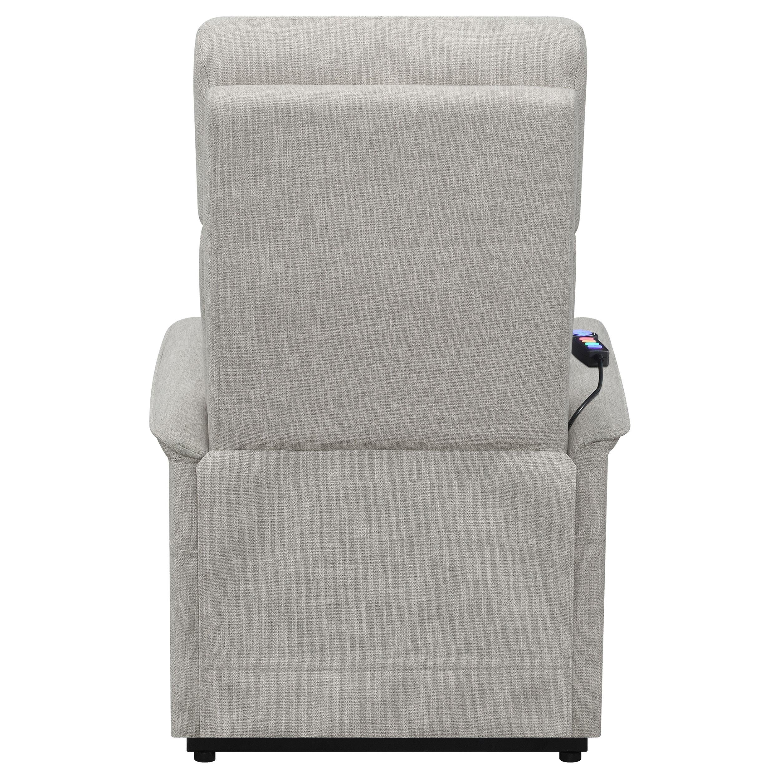 Coaster Furniture Fabric Lift Chair with Heat and Massage 609407P IMAGE 8