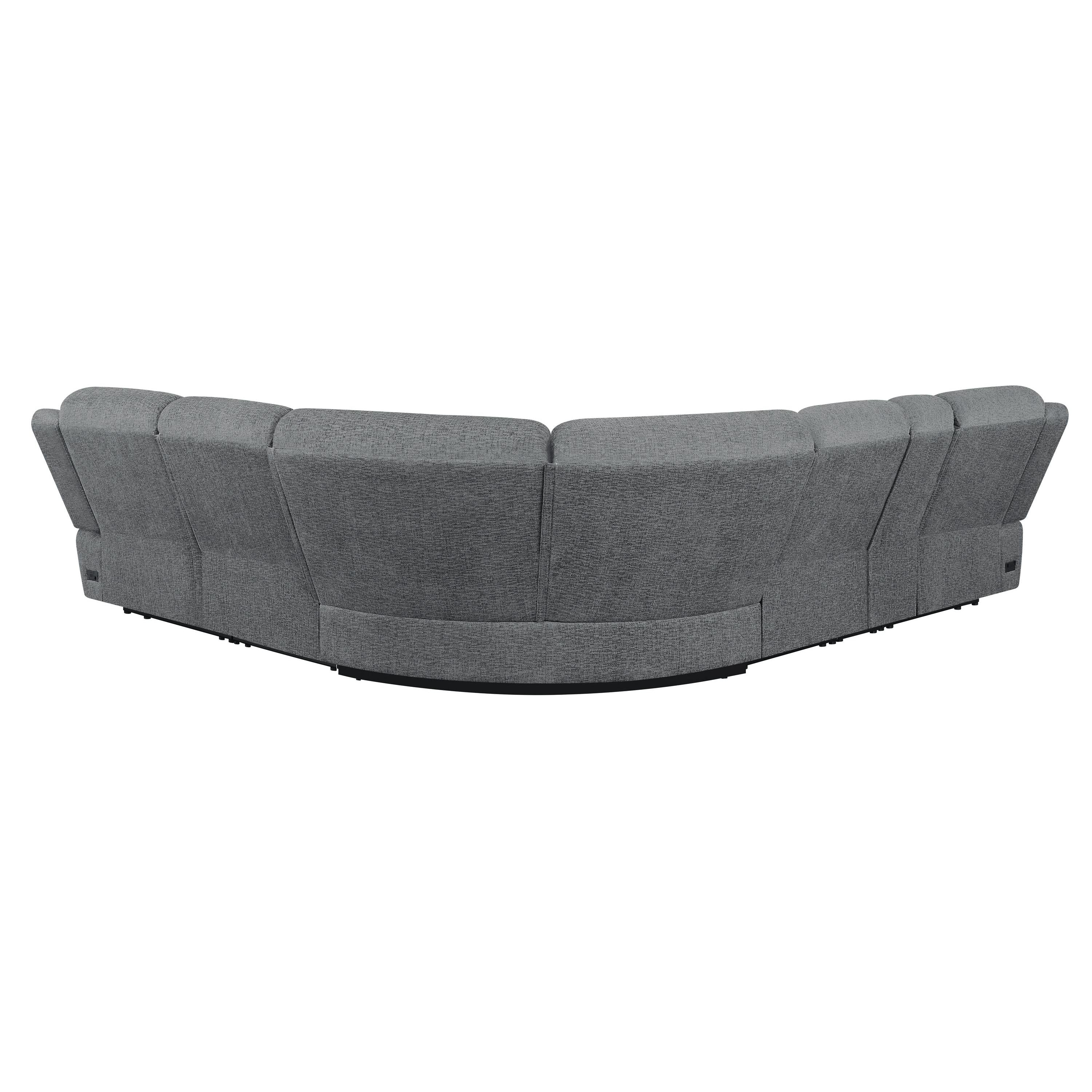 Coaster Furniture Bahrain Reclining Fabric 6 pc Sectional 609540LR/609540CON/609540AR/609540WDG/609540AR/609540RR IMAGE 3