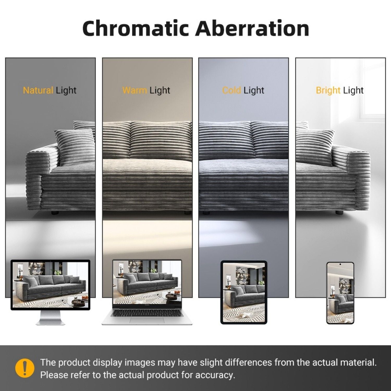 Modern Comfy Upholstered Sofa Cloud Couch & Deep Seat Couches
