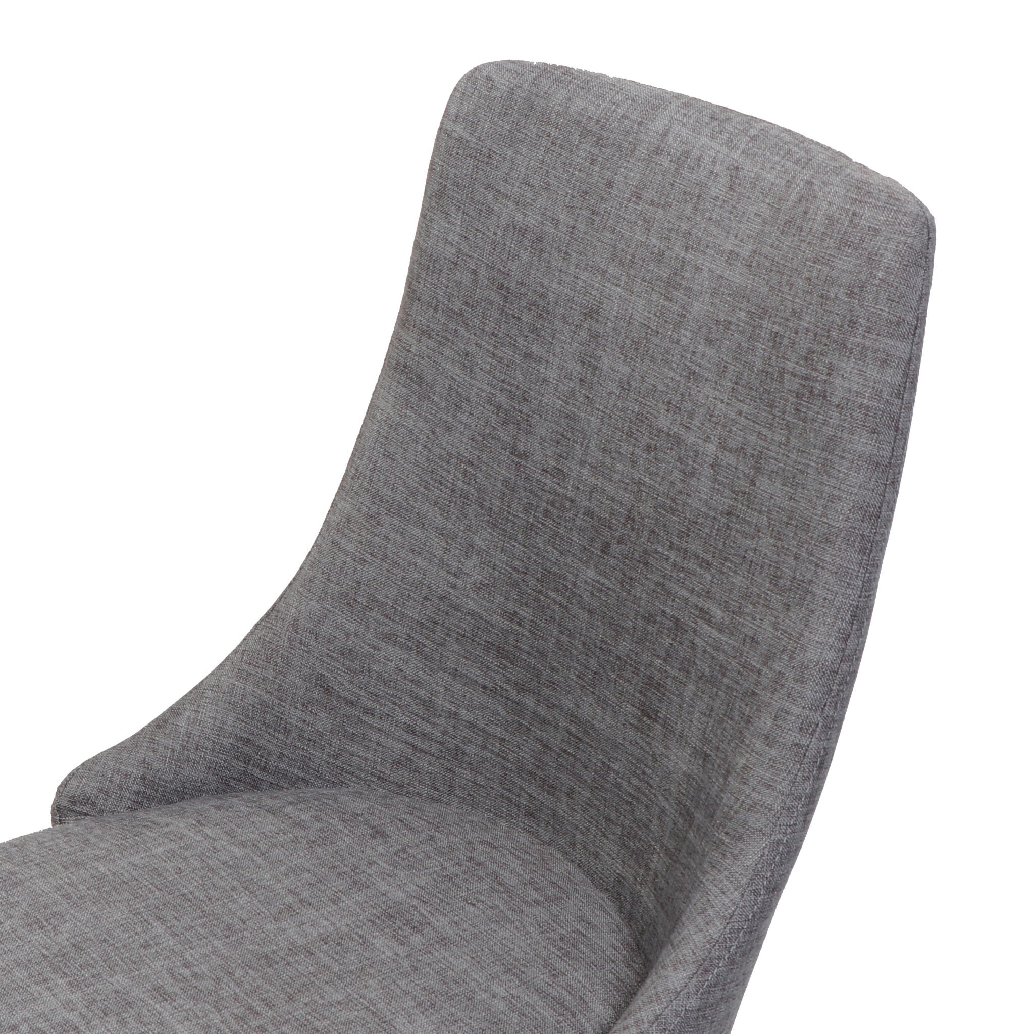 Mid Century Modern Fabric Armless Dining Chair