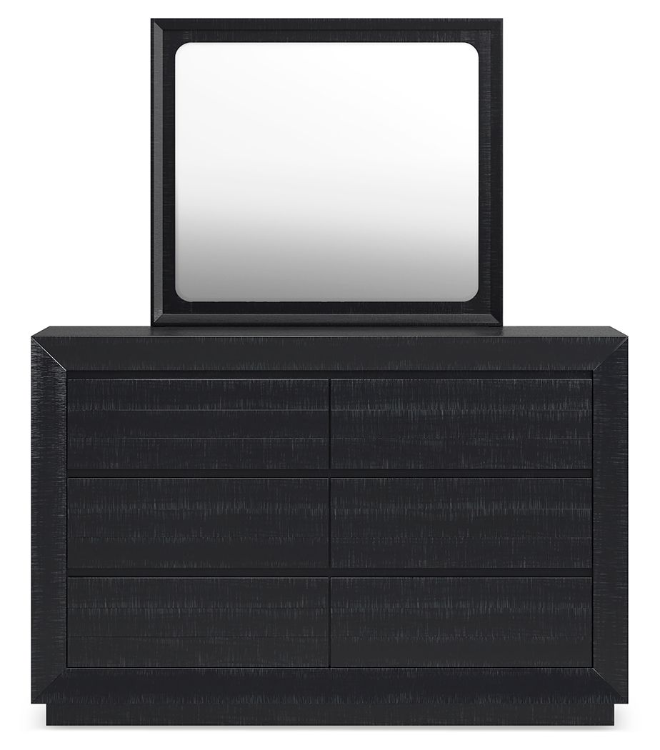Londer - Dresser And Mirror - Black