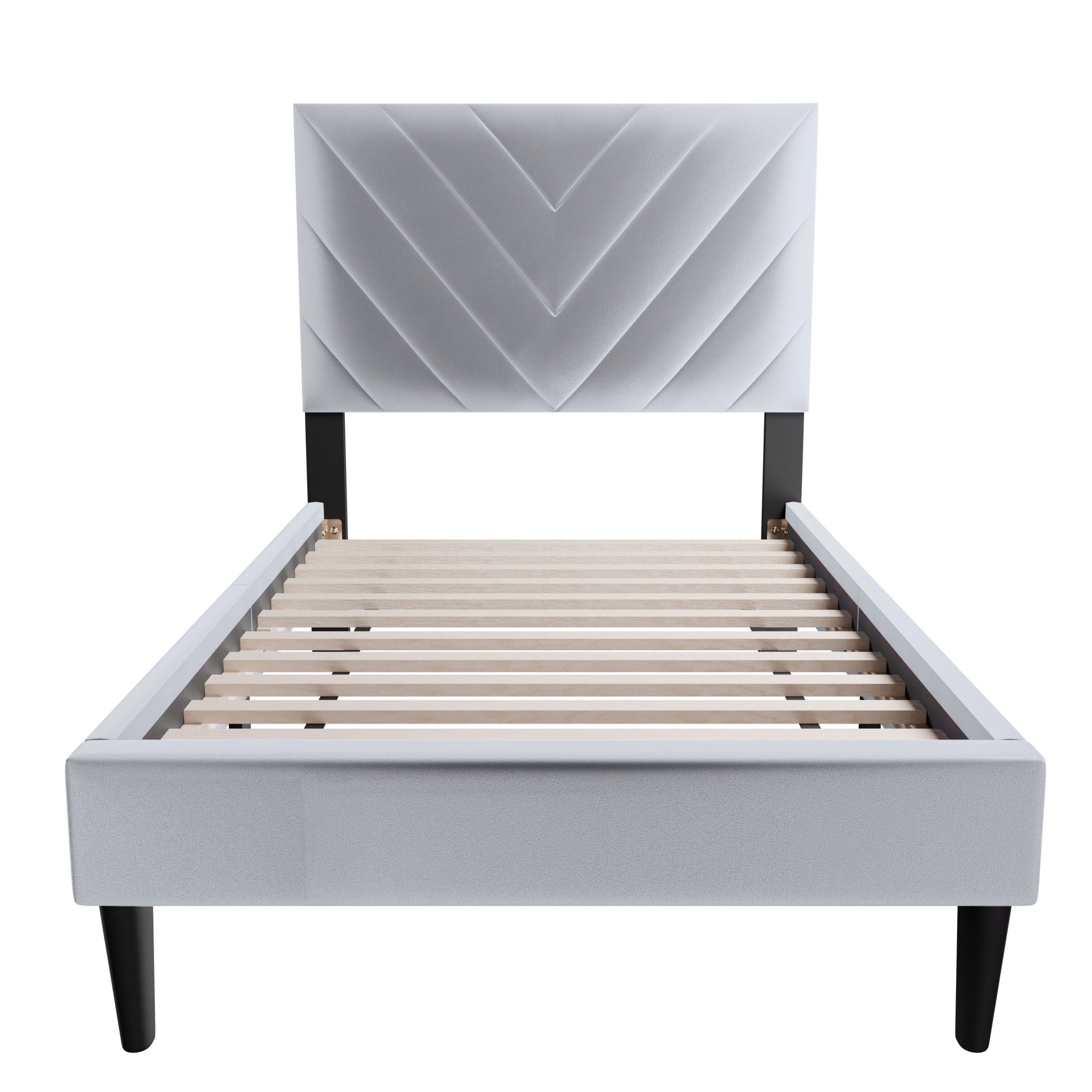 Bed Set With Adjustable Headboard