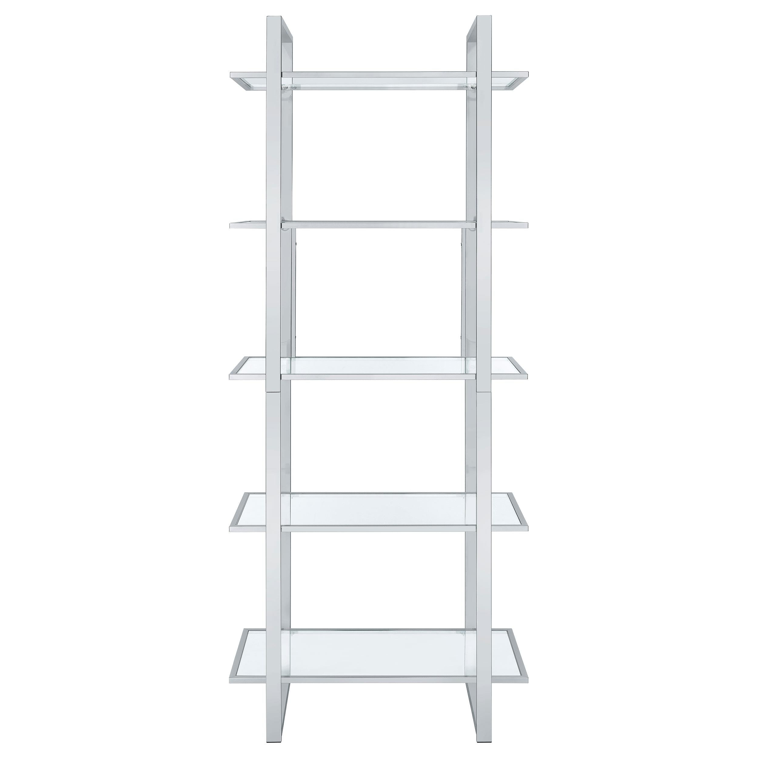Coaster Furniture Hartford 805538 Glass Shelf Bookcase IMAGE 2