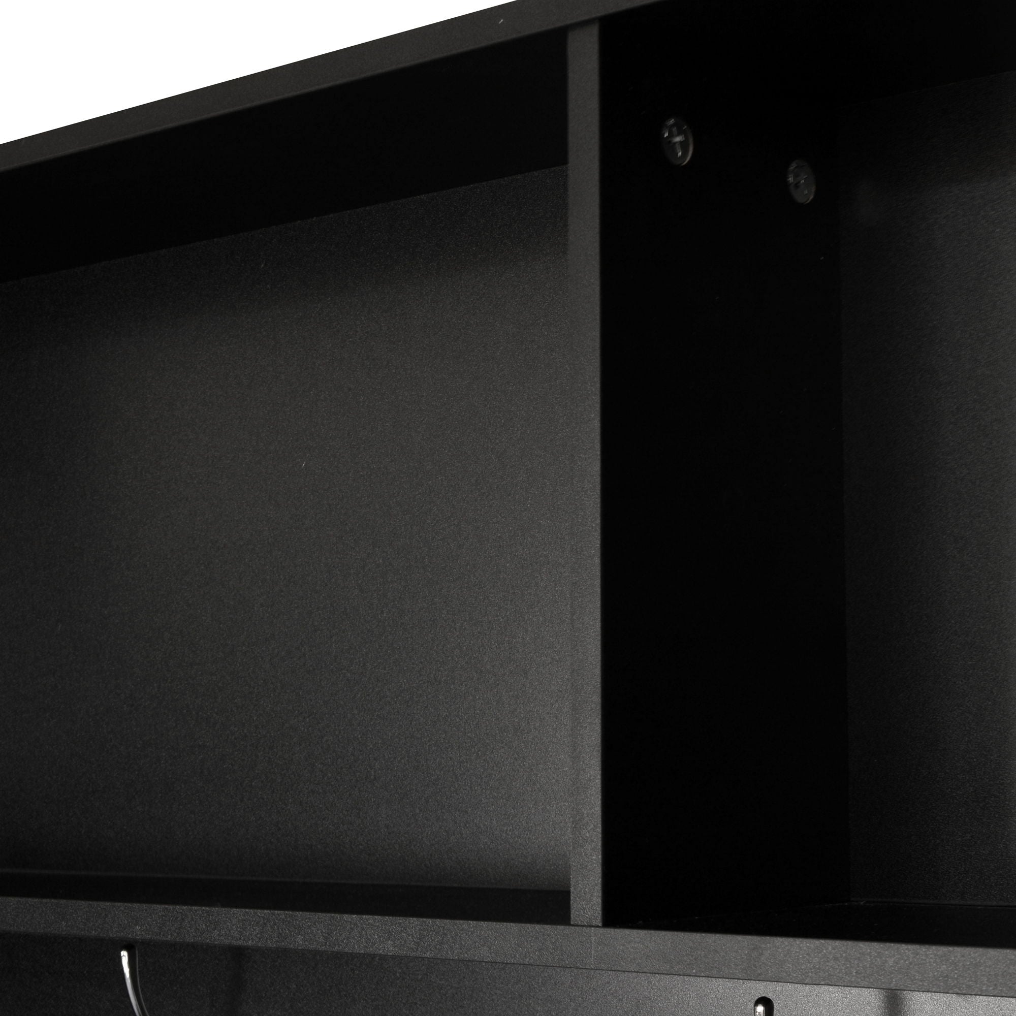 Entryway Bench With Coat Rack, 3 In 1 Design And Adjustable Shelves