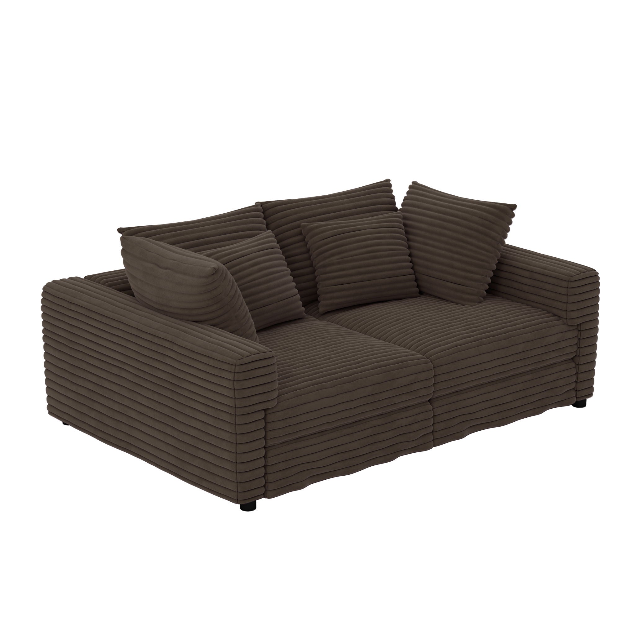 Modern Comfy Upholstered Sofa Cloud Couch & Deep Seat Couches