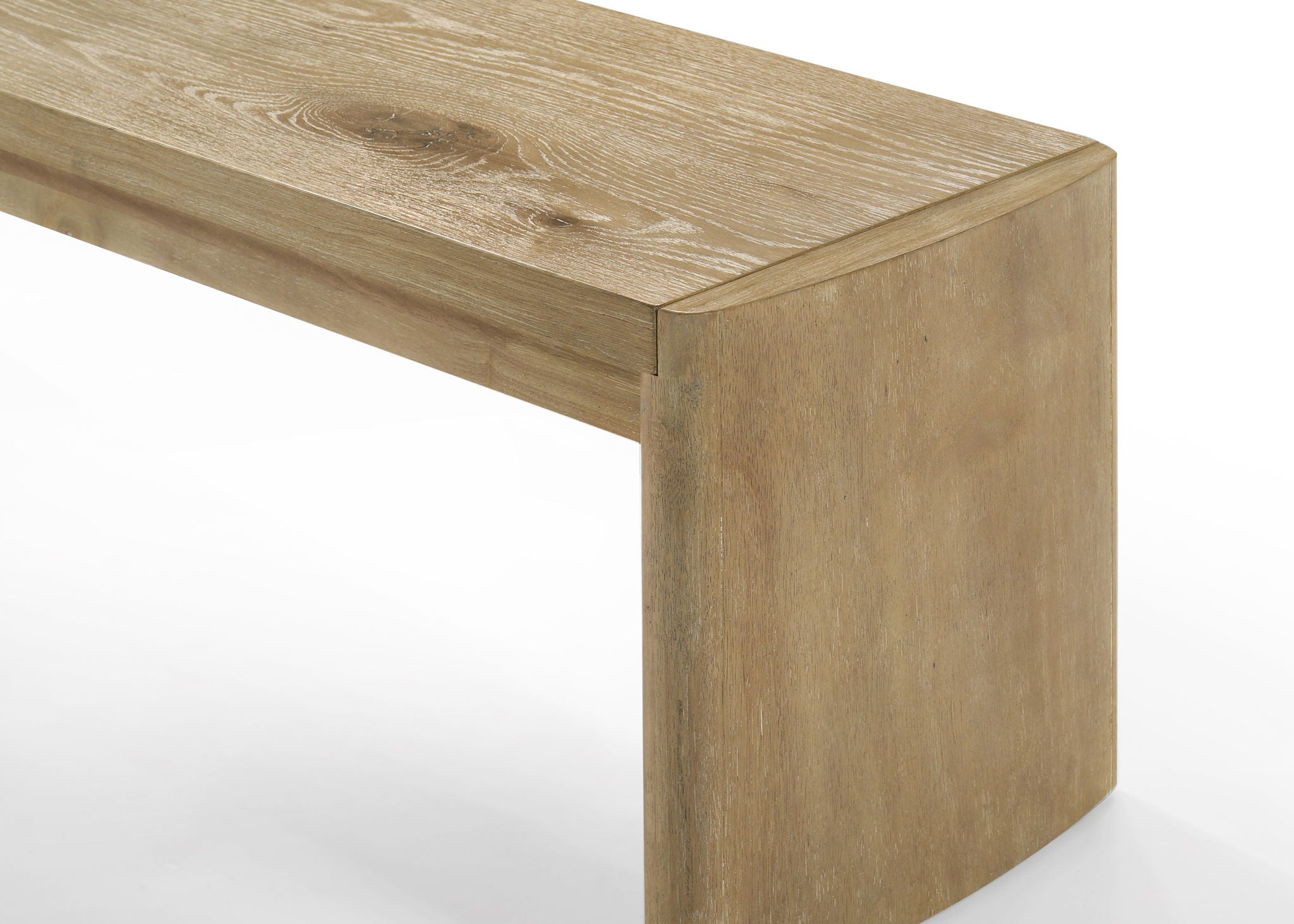 Magnus - Wide Dining Bench - Wooden Oak