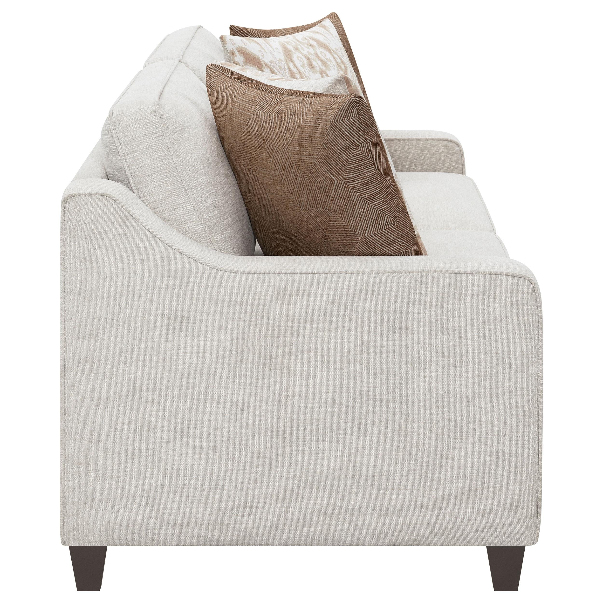 Diamond Modern Furniture COA Christine Stationary Fabric Sofa 552061 IMAGE 7