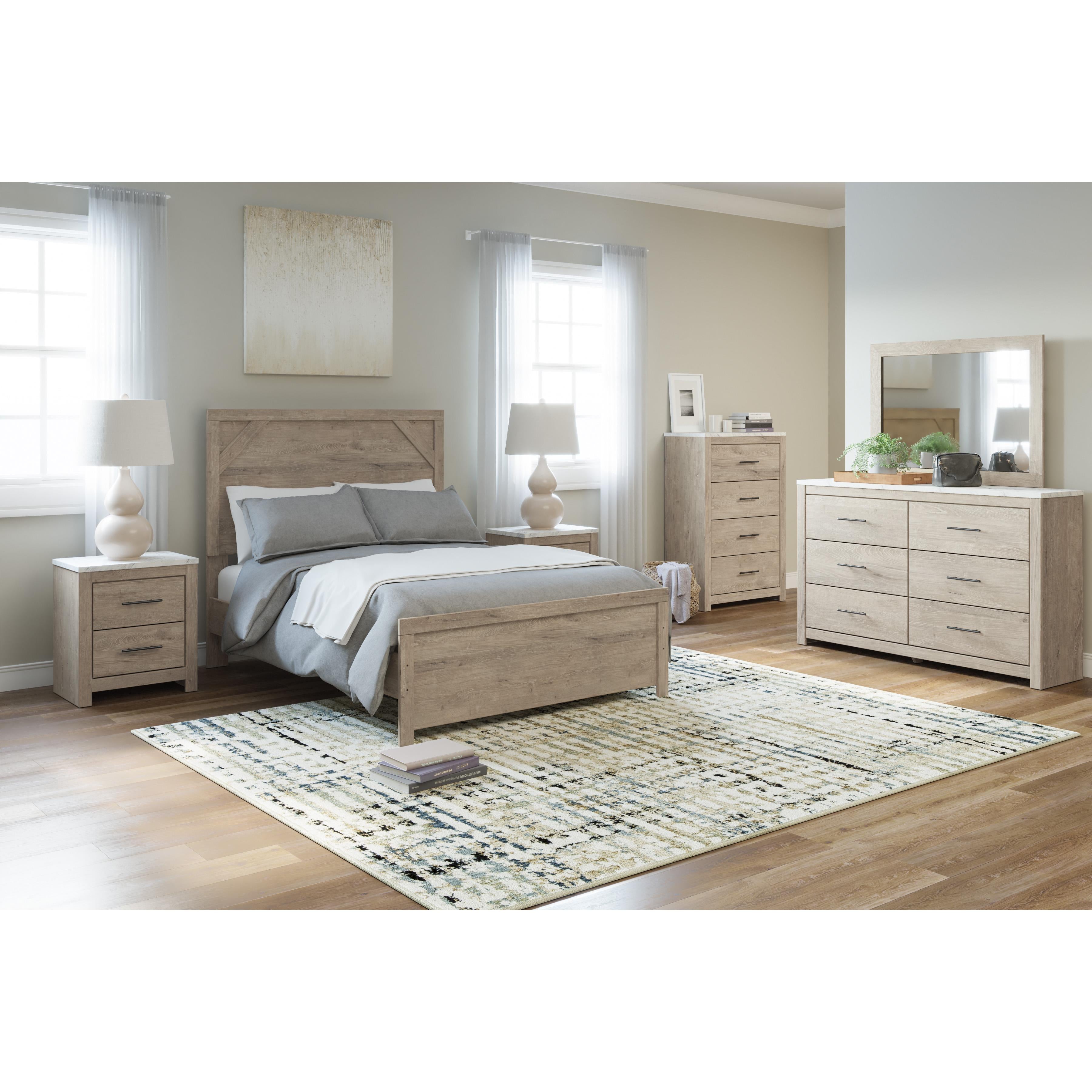 Signature Design by Ashley Senniberg 6-Drawer Dresser with Mirror B1191-31/B1191-36 IMAGE 3