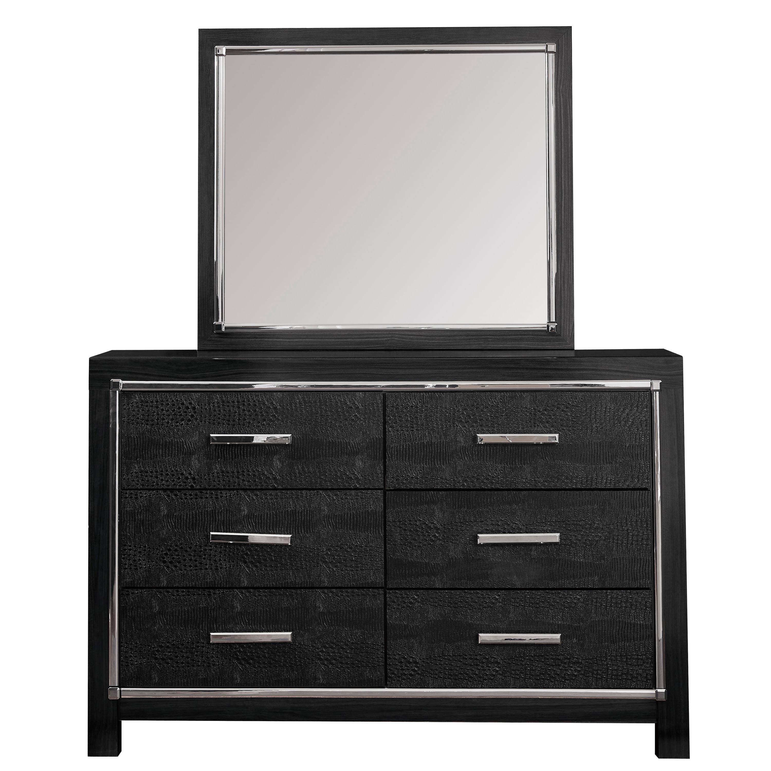 Signature Design by Ashley Kaydell 6-Drawer Dresser with Mirror B1420-31/B1420-36 IMAGE 2