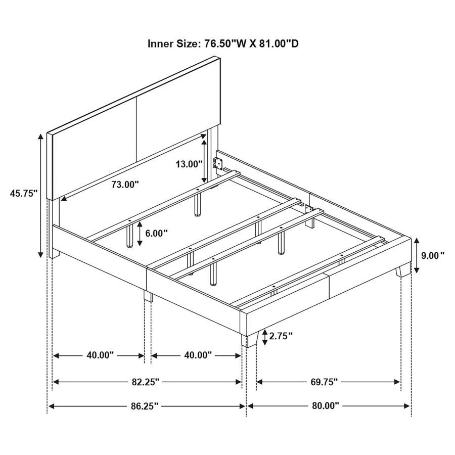 Dorian - Upholstered Panel Bed