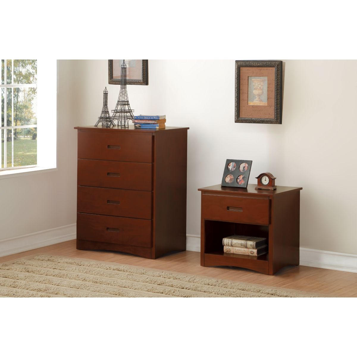Rowe - Nightstand - Cherry