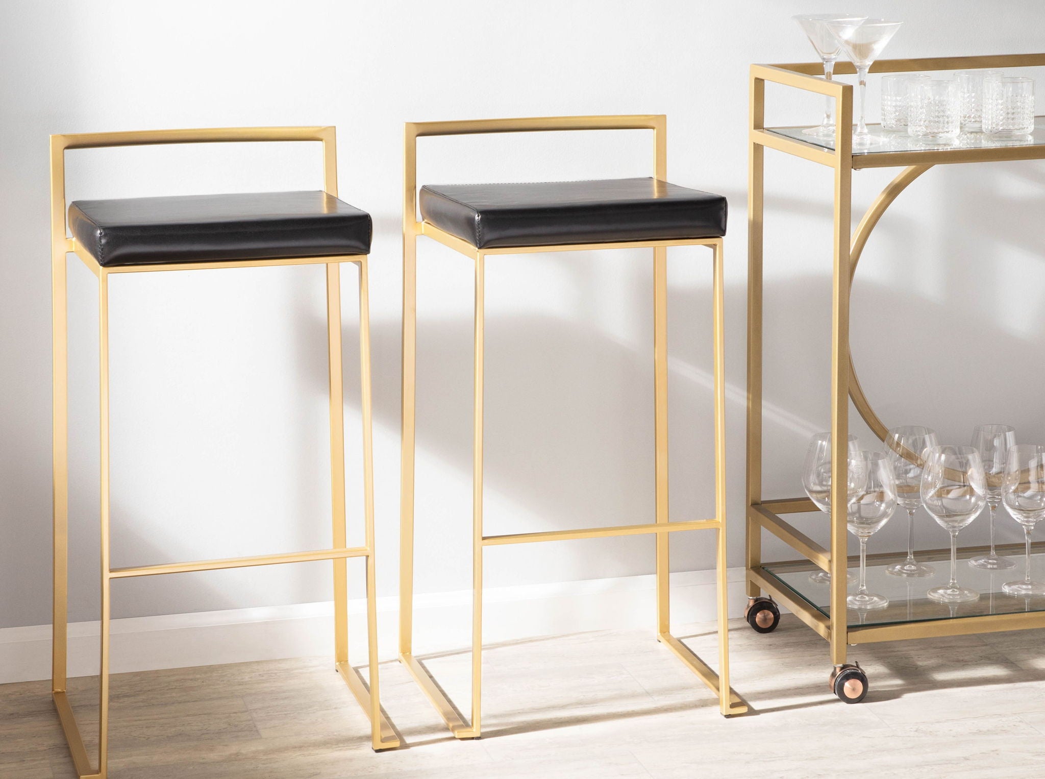 Fuji - Contemporary / Glam & Quality Construction Barstool