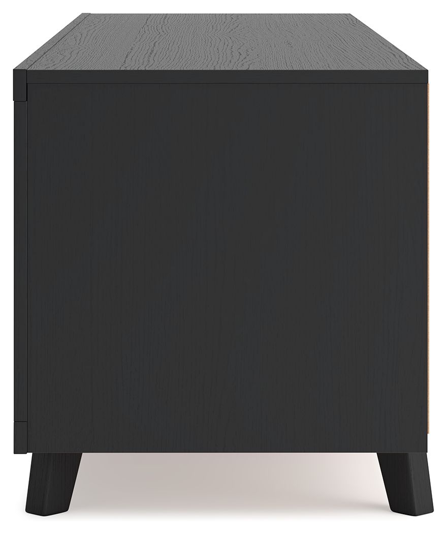 Danziar - Extra Large TV Stand - Black