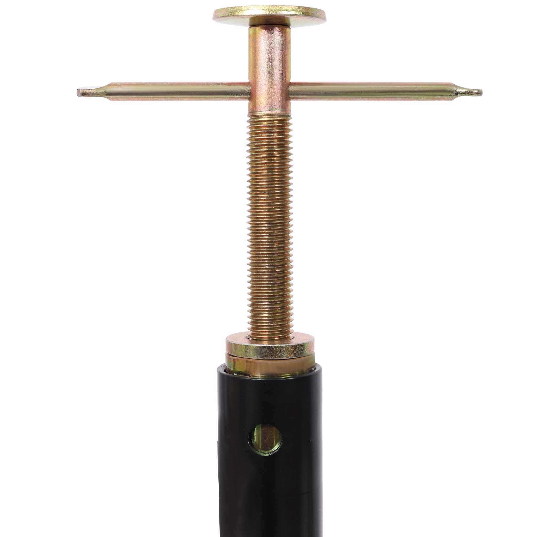 RV Adjustable Telescoping Stabilizer Jack Stand Supports Stabilizer, 16" To 30" (Set of 2) - Black