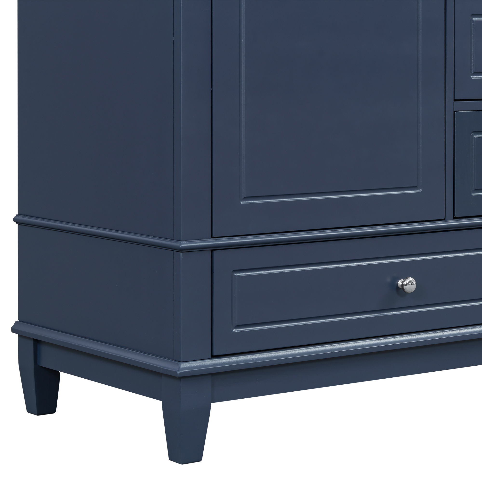 Freestanding Bathroom Vanity With Sink, Soft Close Door, 3 Drawers