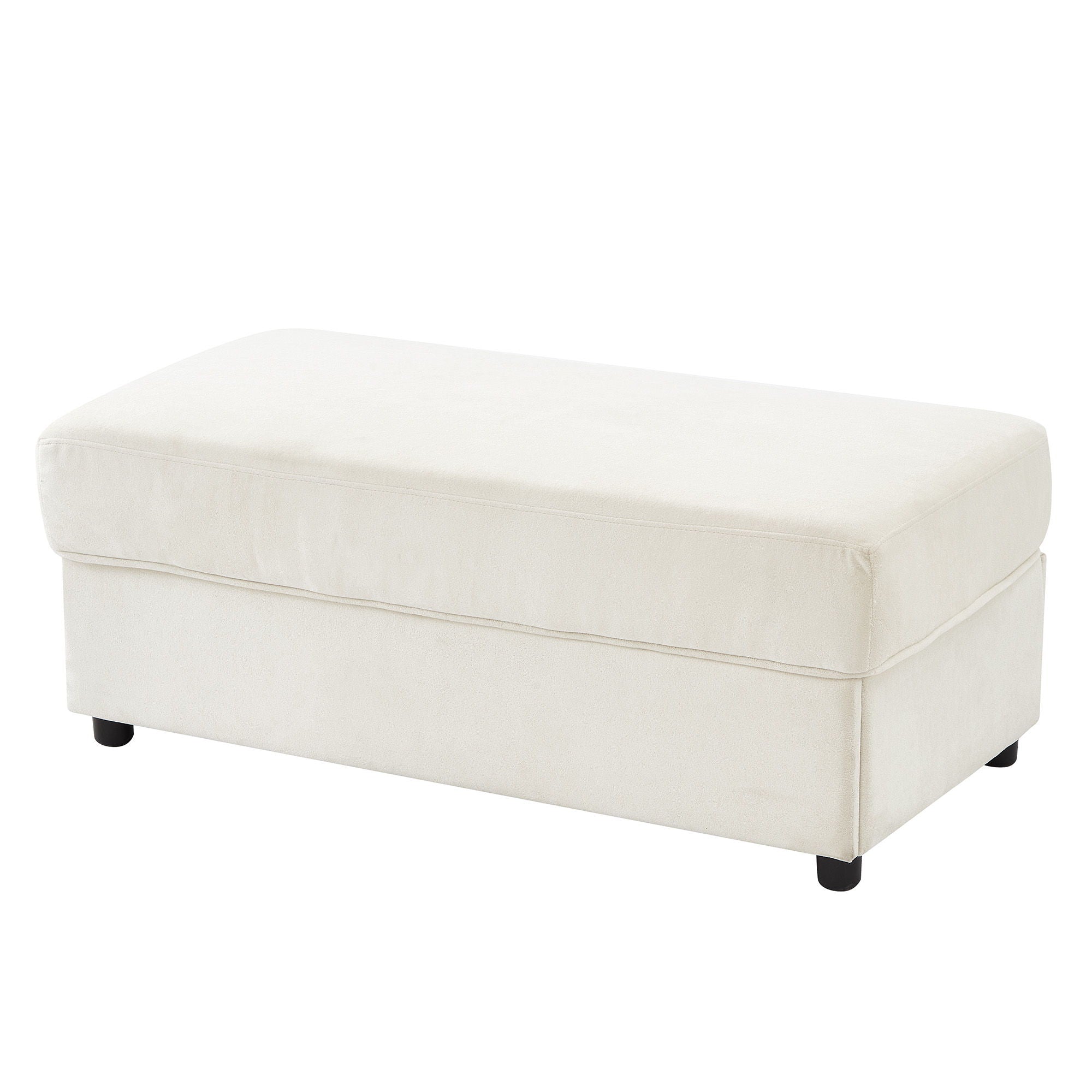 Modern Style Armchair Chaise Lounge Sofa Couch With Movable Storage Ottoman, USB Ports, Cup Holders, Phone Holder, Side Pockets