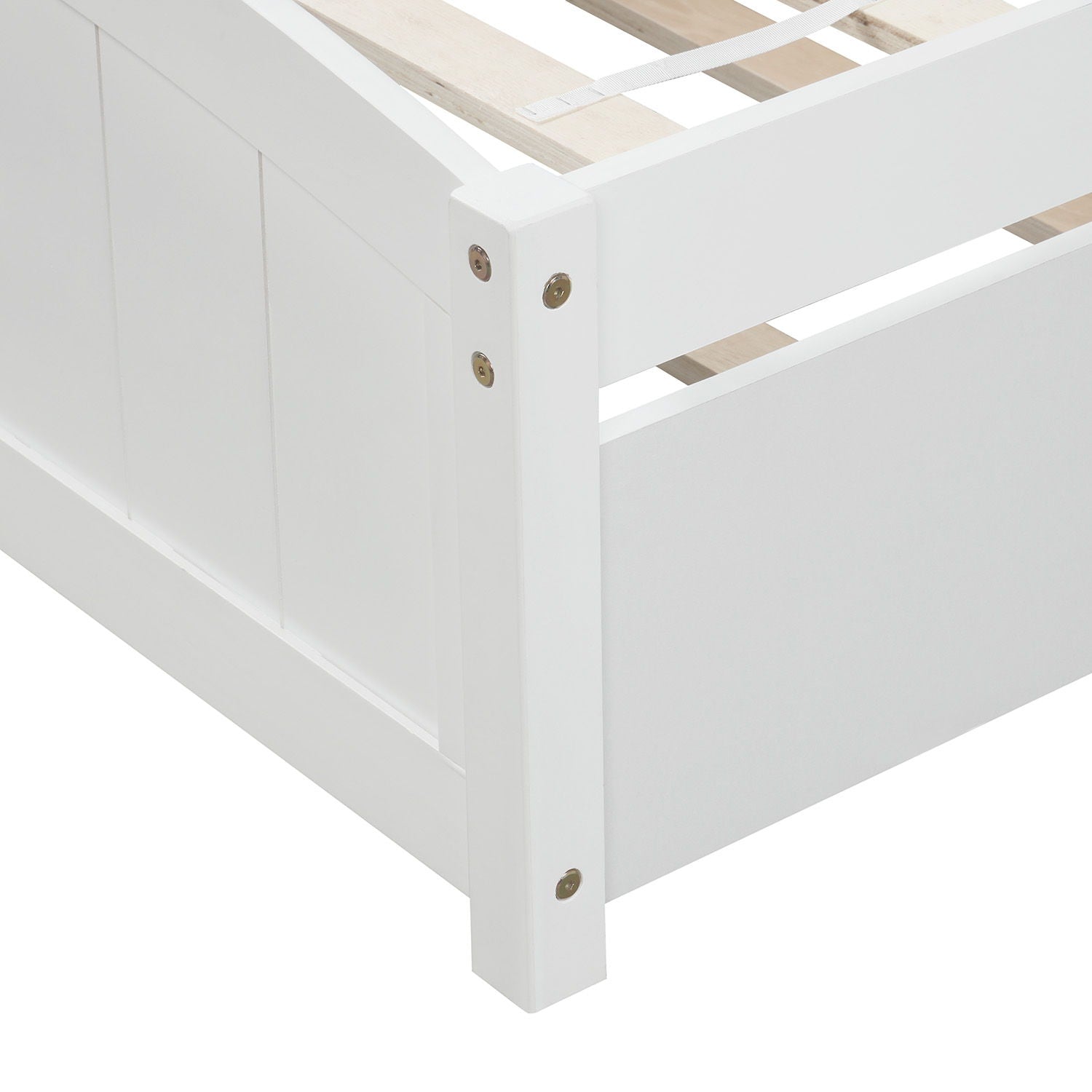 Platform Bed & Headboard, Footboard And Slat Support