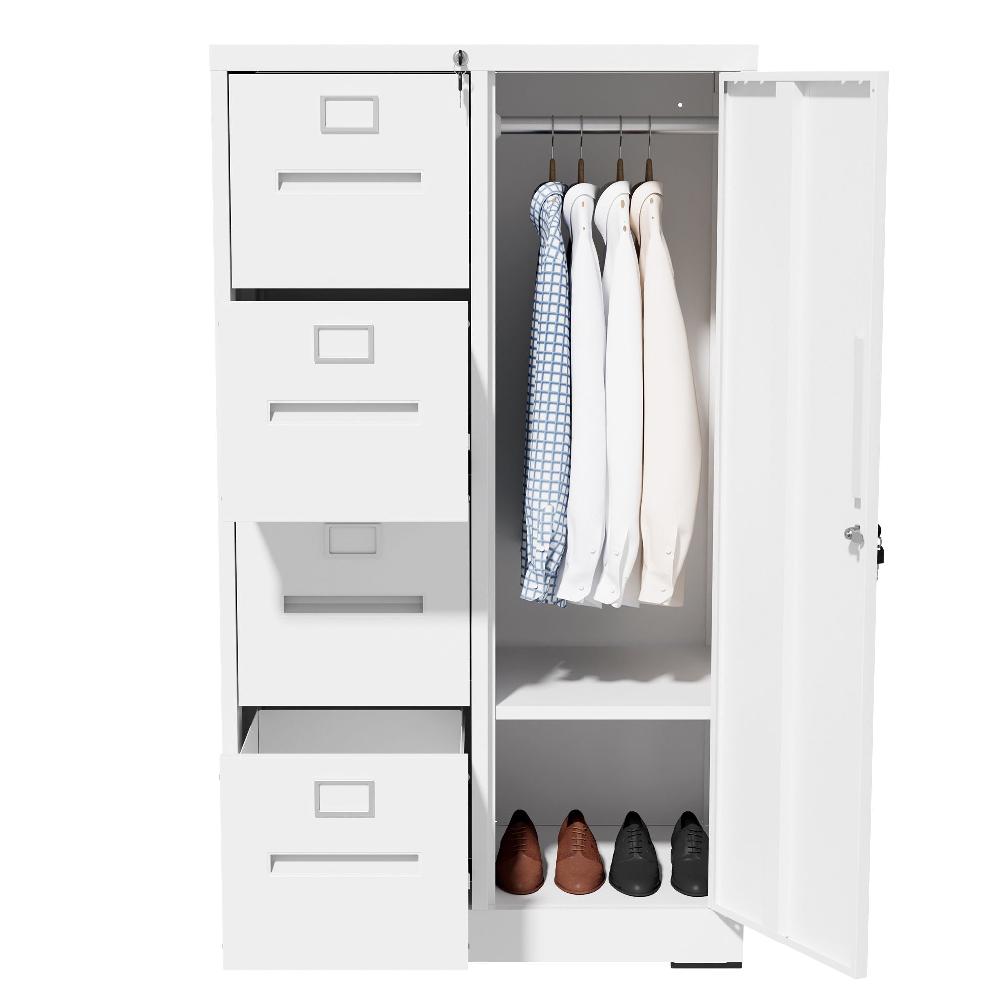 Storage Vertical Filing Cabinet With Lock