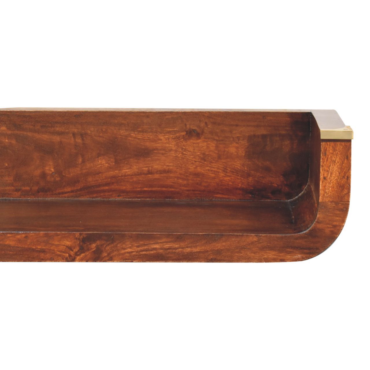 Indira - Floating Console Table - Walnut