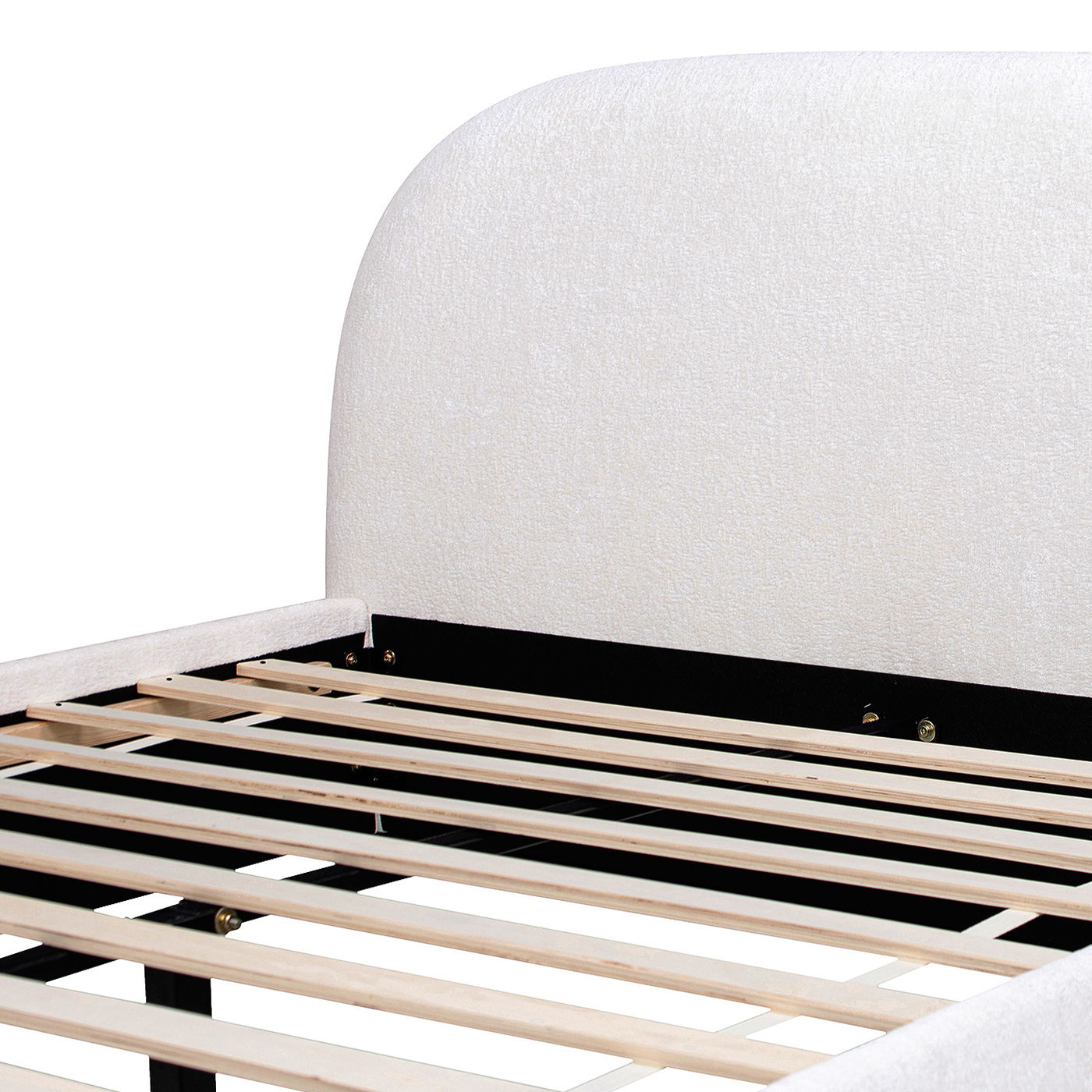 Archie Puffy Grounded - Upholstered Platform Bed