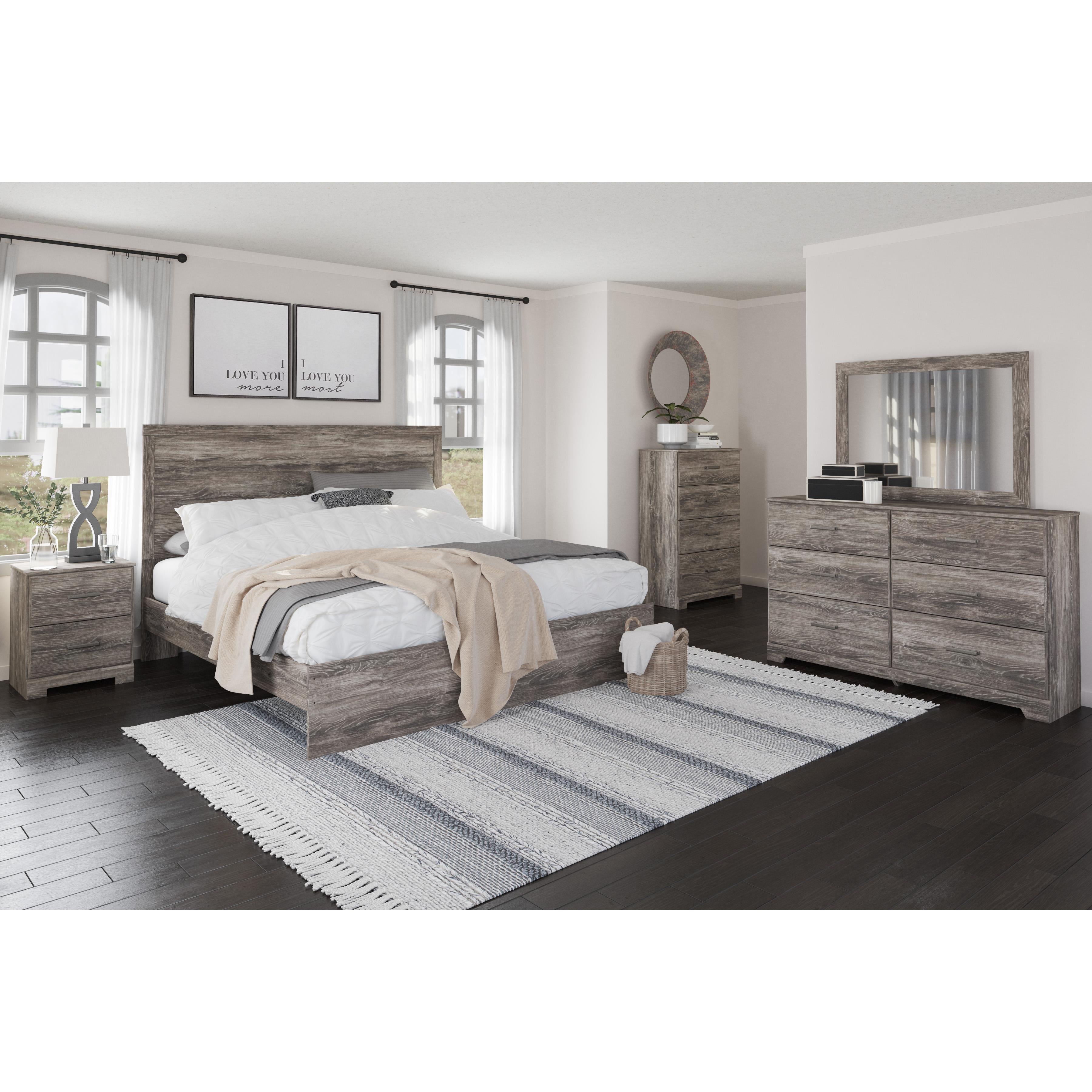 Signature Design by Ashley Ralinksi 6-Drawer Dresser with Mirror B2587-31/B2587-36 IMAGE 4