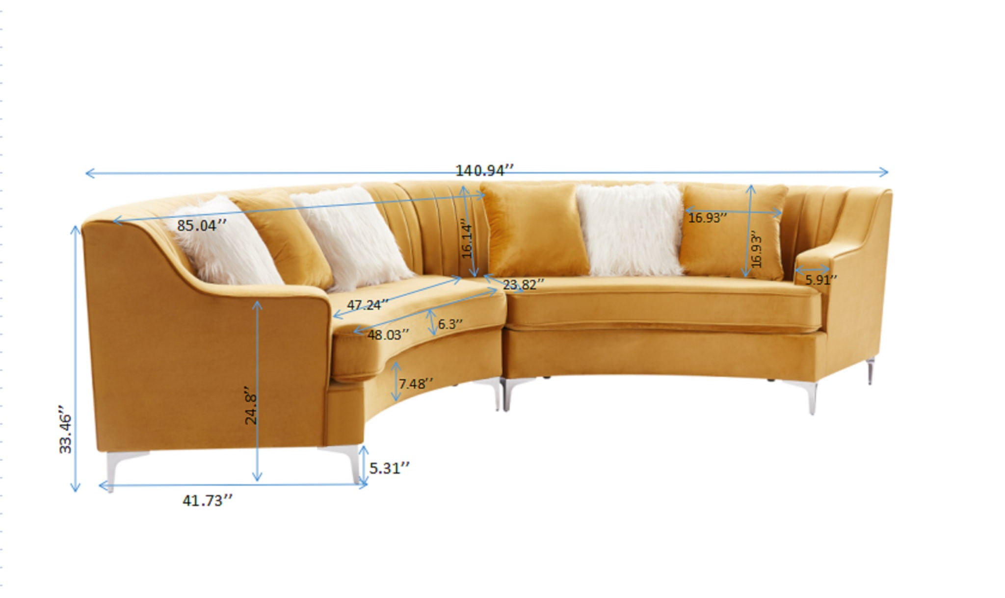 Curved Sofa