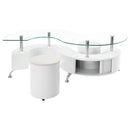 Buckley  Coffee Table and Stools Set Cappuccino