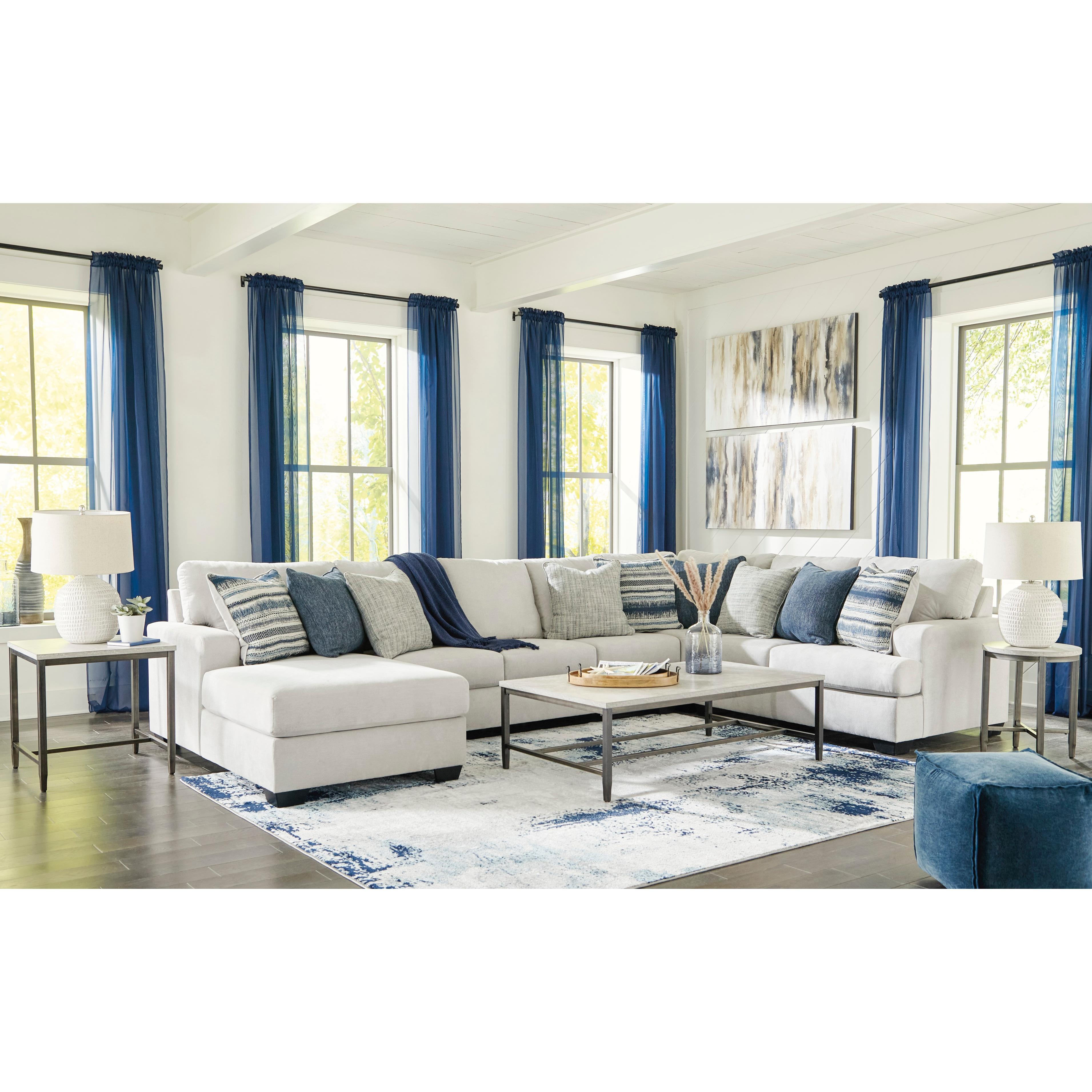 Benchcraft Lowder Fabric 4 pc Sectional 1361116/1361199/1361177/1361156 IMAGE 2