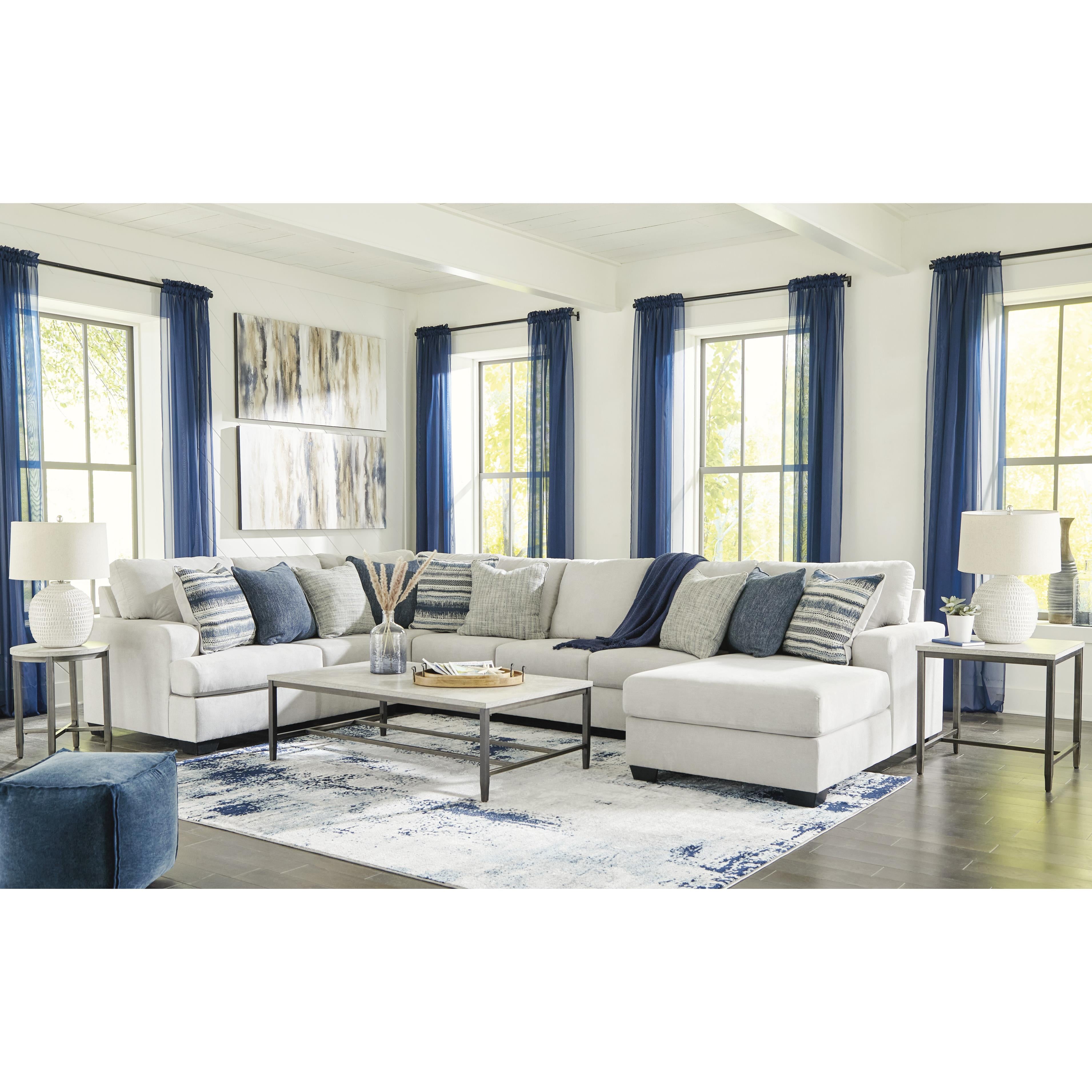 Benchcraft Lowder Fabric 4 pc Sectional 1361155/1361177/1361199/1361117 IMAGE 2