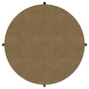 Arini Round Coffee Table With Storage Shelf