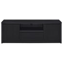 Winfield 2-door TV Stand Media Console Black