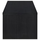 Knapp Lift Top Cocktail Coffee Table with Dual Drawers Black