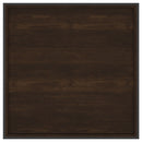 Fulton 30-inch Square Mango Wood Coffee Table Dark Brown