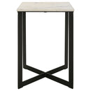 Tobin  Marble Top Coffee and End Table Set White