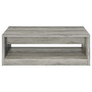 Felix 2-drawer Engineered Wood Coffee Table Grey Driftwood