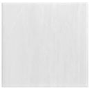 Kerwin Square Stone Top End Table White and Chrome