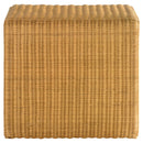 Cahya Square Woven Rattan End Table Natural